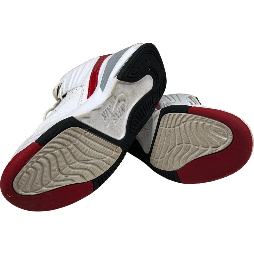 Nike Jordan Max Men’s White/Red Aura 5 Lace Up Basketball Sneakers - 8.5 - Picture 7 of 8